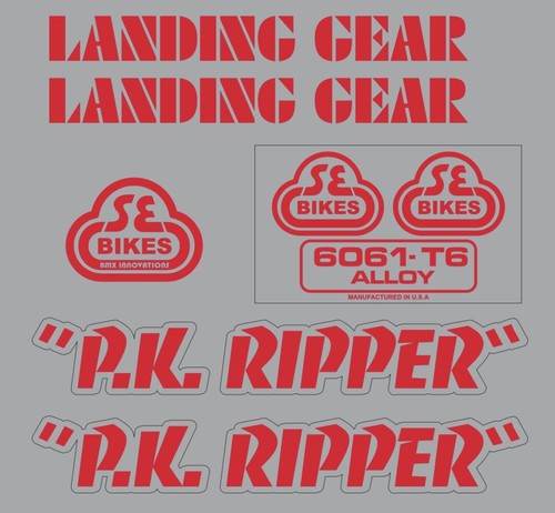 Racing ripper decal set - pk,