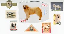 KUVASZ COLLECTION VINTAGE DOG COLLECTABLE PLAYING CARD POSTAGE STAMPS & BAND