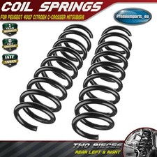 2x Coil Springs Rear Suspension for Mitsubishi Outlander MK2 Citroen C-Crosser
