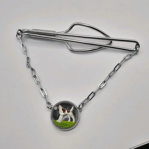 Old vintage silver plated dog - vintage,