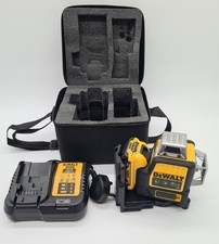 DeWalt Green 3 Sides Self Leveling Laser Level +12vBattery +charger +Carry Case 