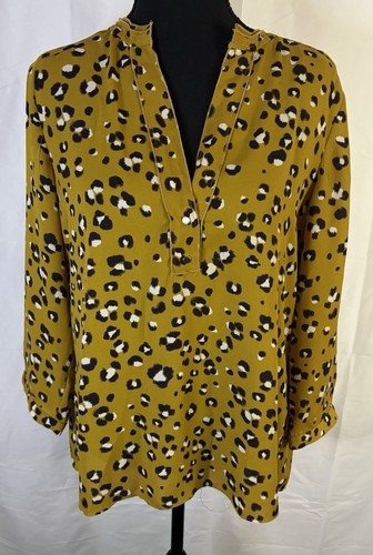 Zara mustard yellow leopard - mustard,