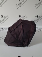 Baby Jogger City Select replacement hood fabric Black Sun Canopy Rods & Brackets