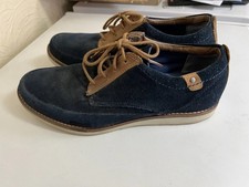 Mark Nason Skechers UK 6.5 Women's Suede Leather Lace Up Shoes Blue EU 40 VGC