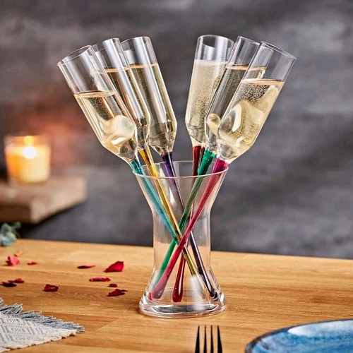 Piece champagne flute set - champagne,
