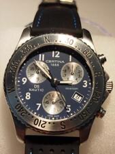 CERTINA SILVER/BLUE DIAL 100M CHRONOGRAPH