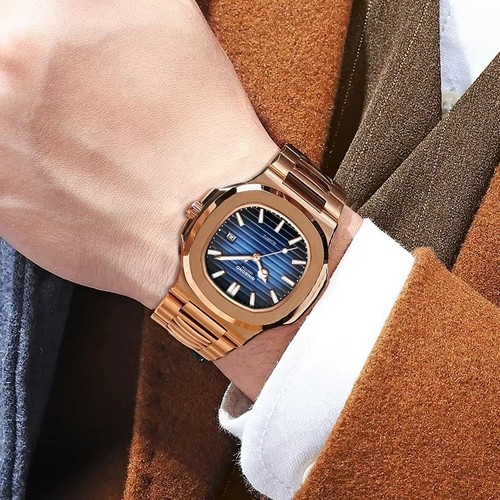Luxury rose gold men watch - luxury,