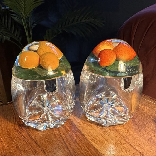 Vintage kitsch lucite jam pots - kitsch,