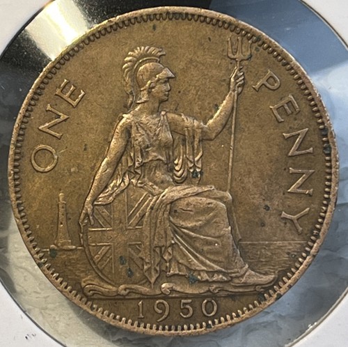 1950 great britain penny - great,