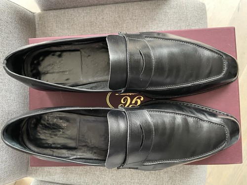 George cleverley black leather - cleverley,