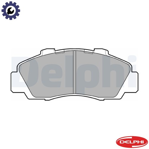 Brake pad set - brake, lp872