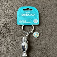 UEFA EURO 2020 TROPHY KEY RING RARE COLLECTIBLE