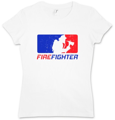 Firefighter woman shirt fire - t-shirt,