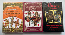 3x 36 Playing Cards - Slavic 