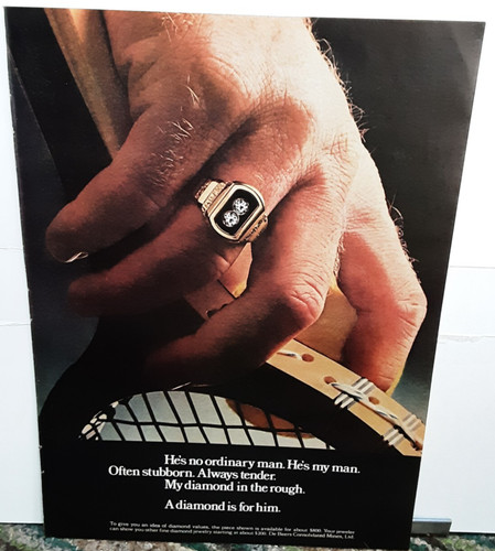 1976 debeers diamonds diamond - debeers,