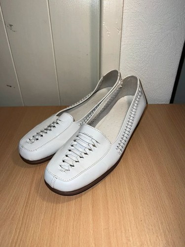 Vintage white leather woven - vintage,