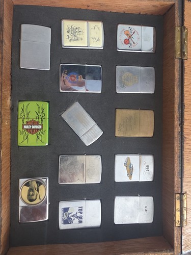 Collection vintage zippos - a, of