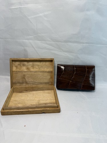 Vintage brown crocodile - vintage,