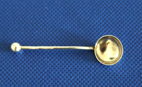 Antique sterling silver salt - silver,