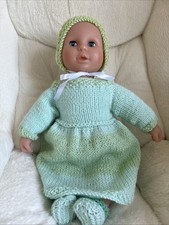 Lovely Baby Doll With Hand Knitted Cloths Size :18. Inch 