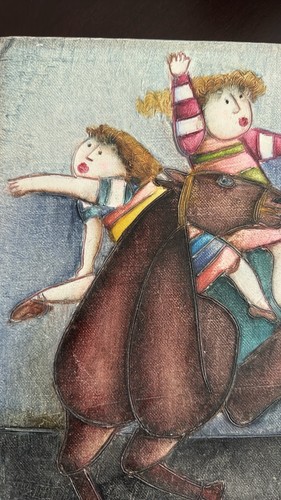 Original oil painting - painting, j