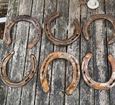 6 x Used Lucky Horseshoes