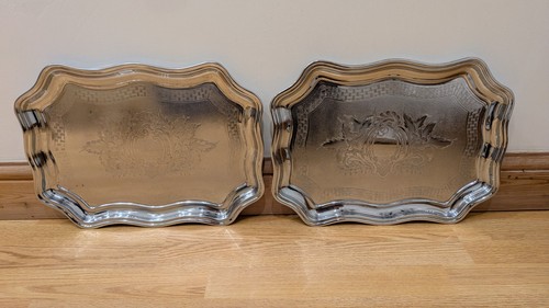 Vintage swan silver - 2x, chrome
