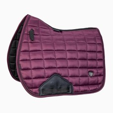 Shires ARMA Eltar Satin Saddlecloth - Black Cherry