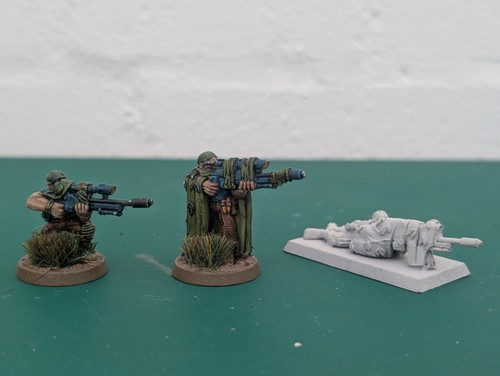 Oop metal catachan snipers - snipers, lot