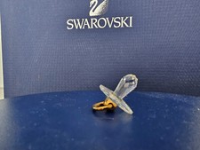 SWAROVSKI MEMORIES 'PACIFIER' GOLD UNBOXED 