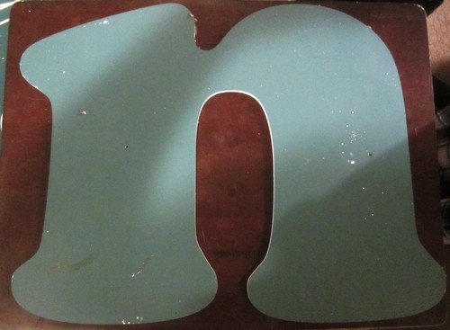 Large plastic letters indoor - letters, /