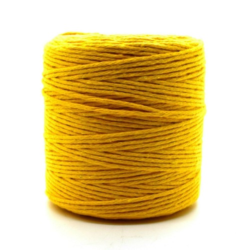 Premium yellow macrame cord - premium,