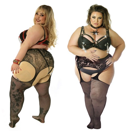 Bbw plus size - 14-36, fishnet