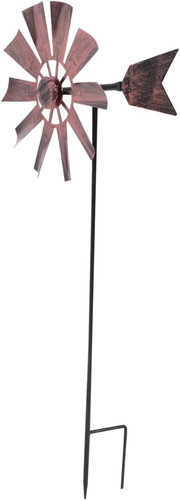 Metal windmill ornament - windmill,