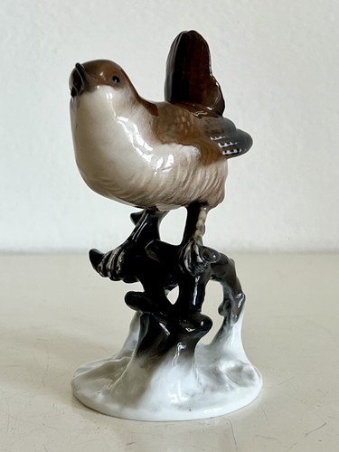 Rosenthal porcelain wren - porcelain, or