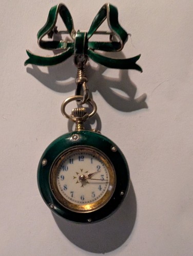 Antique green enamel seed - green,