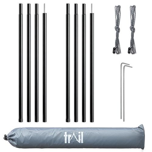 King pole set tent - set, tarp