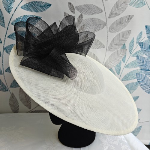 Ivory cream black wide - black,