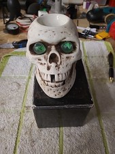 Tea Light Candle Holder Skull