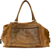 Large Lakeland Suede Holdall/Weekend Bag