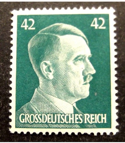 Germany 1944 42pf green adolf - 42pf,