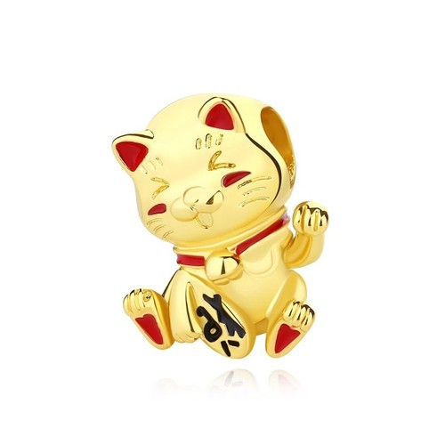 Chinese lucky waving gold cat - lucky,
