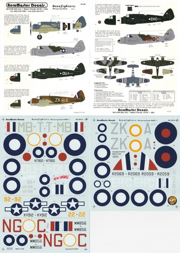 Aeromaster decals 48 - aeromaster, 1/48