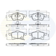 Brake Pads Set For Vauxhall
