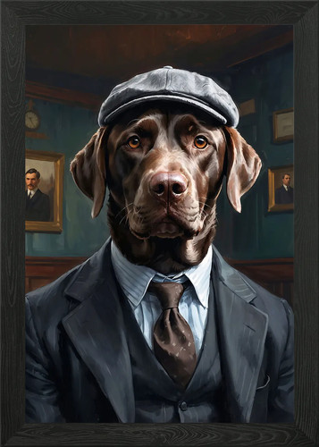 Chocolate labrador dog a - dog, in