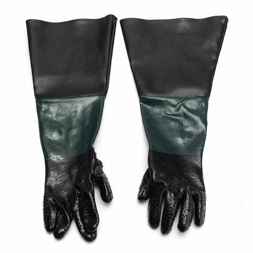 Pair rubber sandblaster gloves - pair,