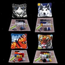 Pillow Case Latch Hook Rug Kit