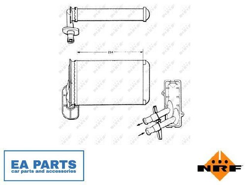 Heat exchanger interior - heat,