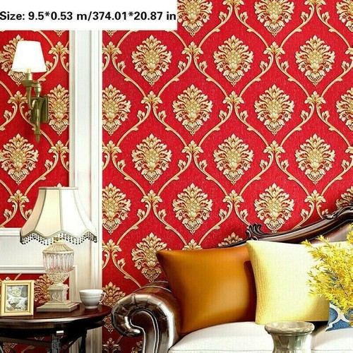 Damask embossed - 9.5m,