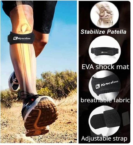 Patella tendon knee - patella, strap